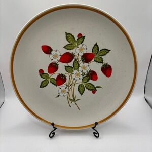 Vtg‎ Sheffield Strawberries n Cream Stoneware 9 Inch Made in Japan Replacement